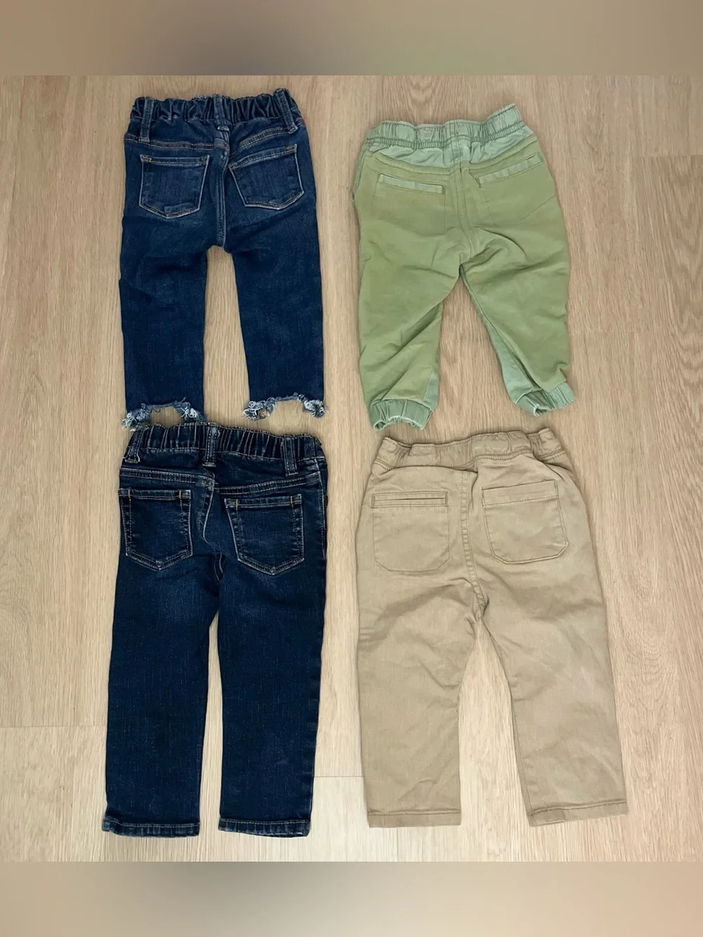 Mixed Kids Bottoms Pack - Green, Navy, Khaki - Assorted Brands